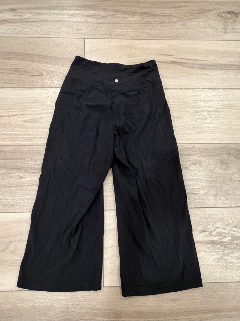Lululemon Align High-Rise Wide Leg Crop 23" Black 8